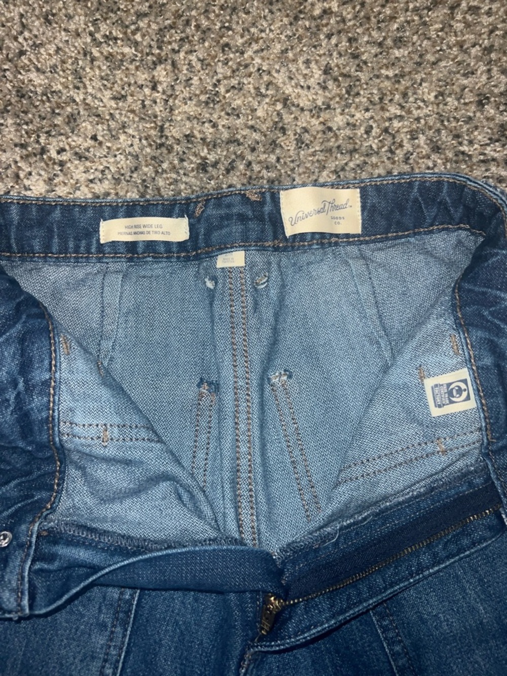 Universal Thread Denim Wide Leg Jeans - Medium Blue